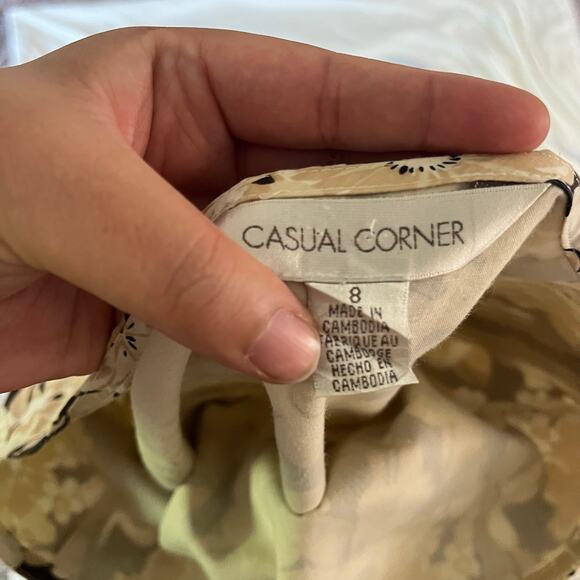 Y2K 2000s Brown Floral Mini Skirt Sz 8 Cottagecore Fairy Grunge - Picture 6 of 7